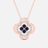 Sapphire Diamond Pendants